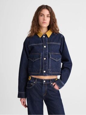 Madewell x Benjamin Talley Smith The Allerton Denim Jacket Wells Wash Sz S NWT